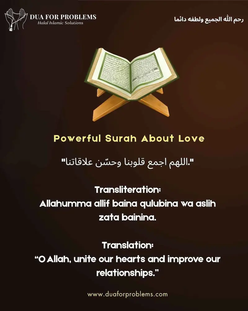 Powerful Surah About Love